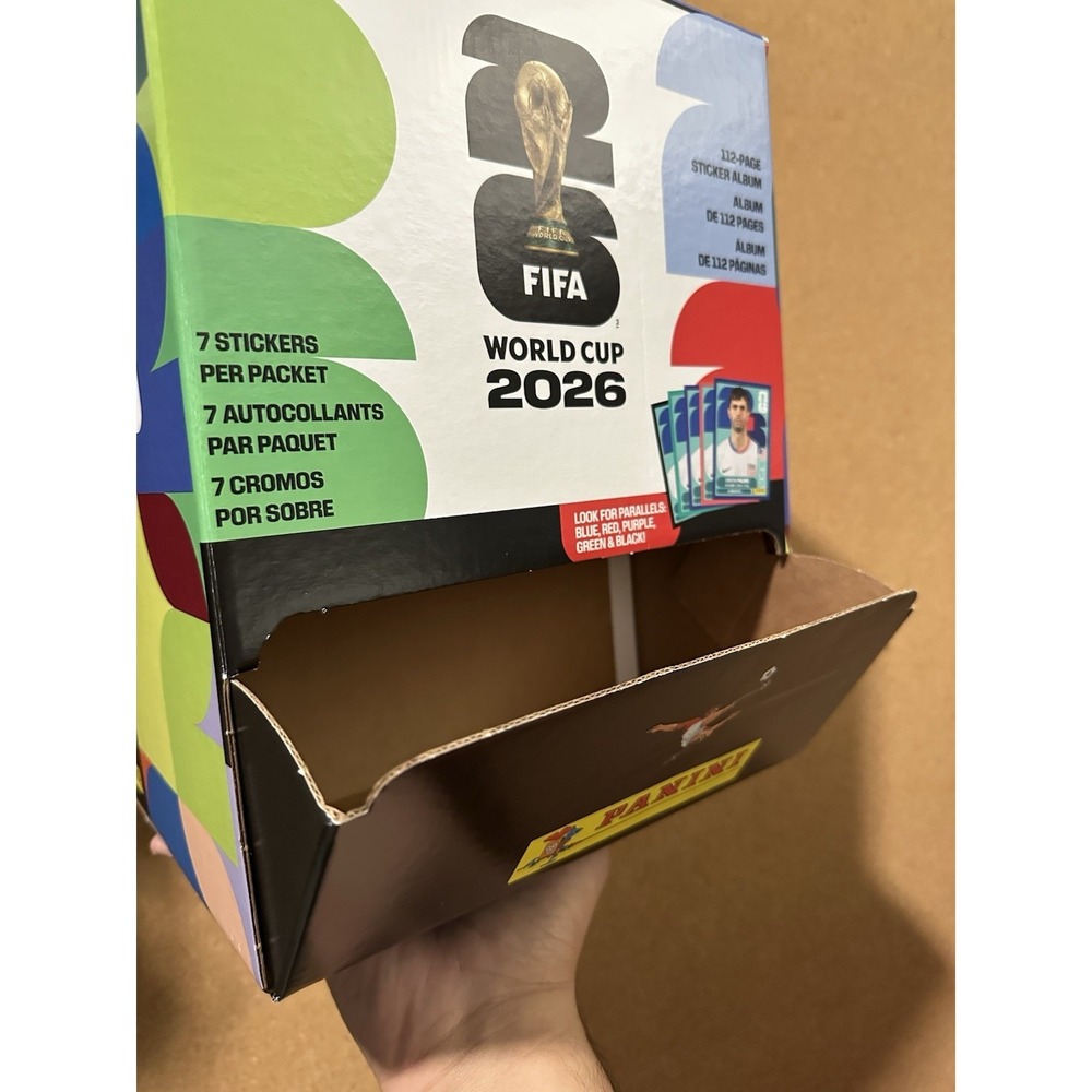 2026 FIFA Panini World Cup Sticker Books with Display Box NO STICKER/ ALBUMS